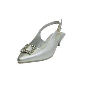 TACON STILETTO PLATA: imagen 1